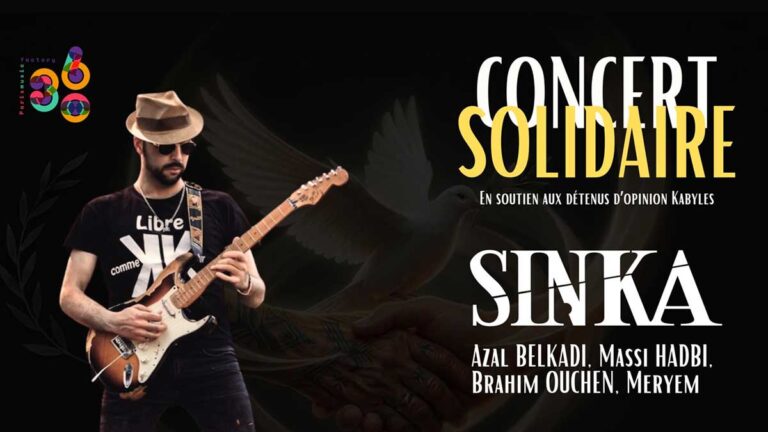 Concert solidaire Sinka