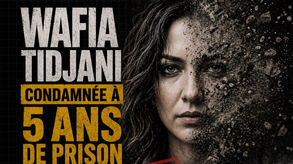 Wafia Tidjani 5 ans de prison