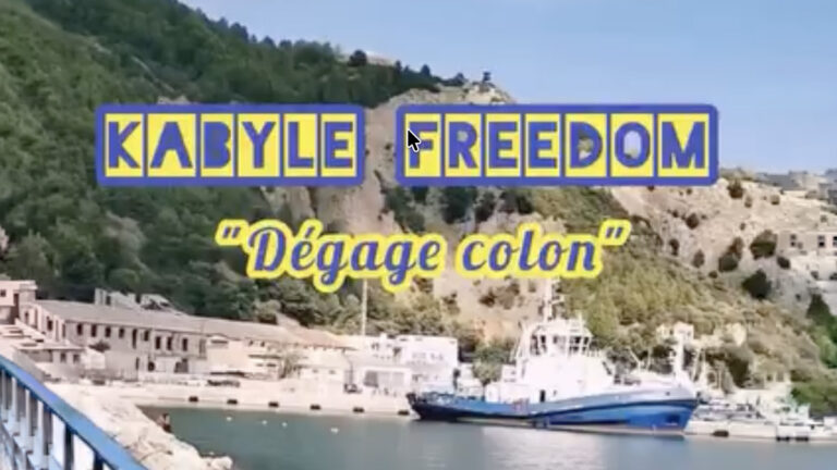 Dégage colon de la Kabylie