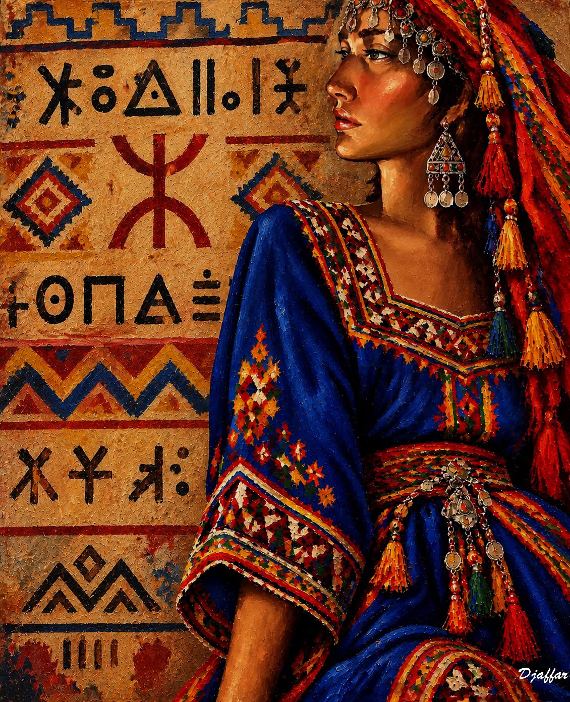 Femme Etat algérien Djaffar Benmesbah