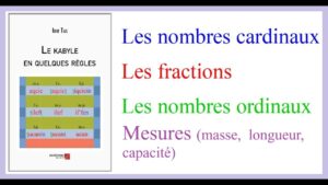 Nombres et mesures en kabyle